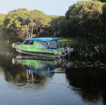 Aihe Eco Charters & Water Taxi at Freshwater Landing, Stewart Island